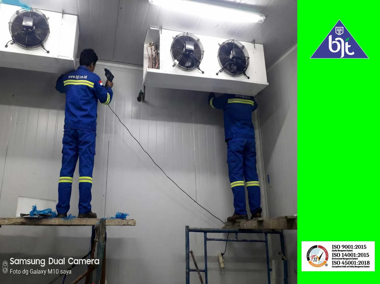 Preventive maintenance mesin cold storage evaporator BJT